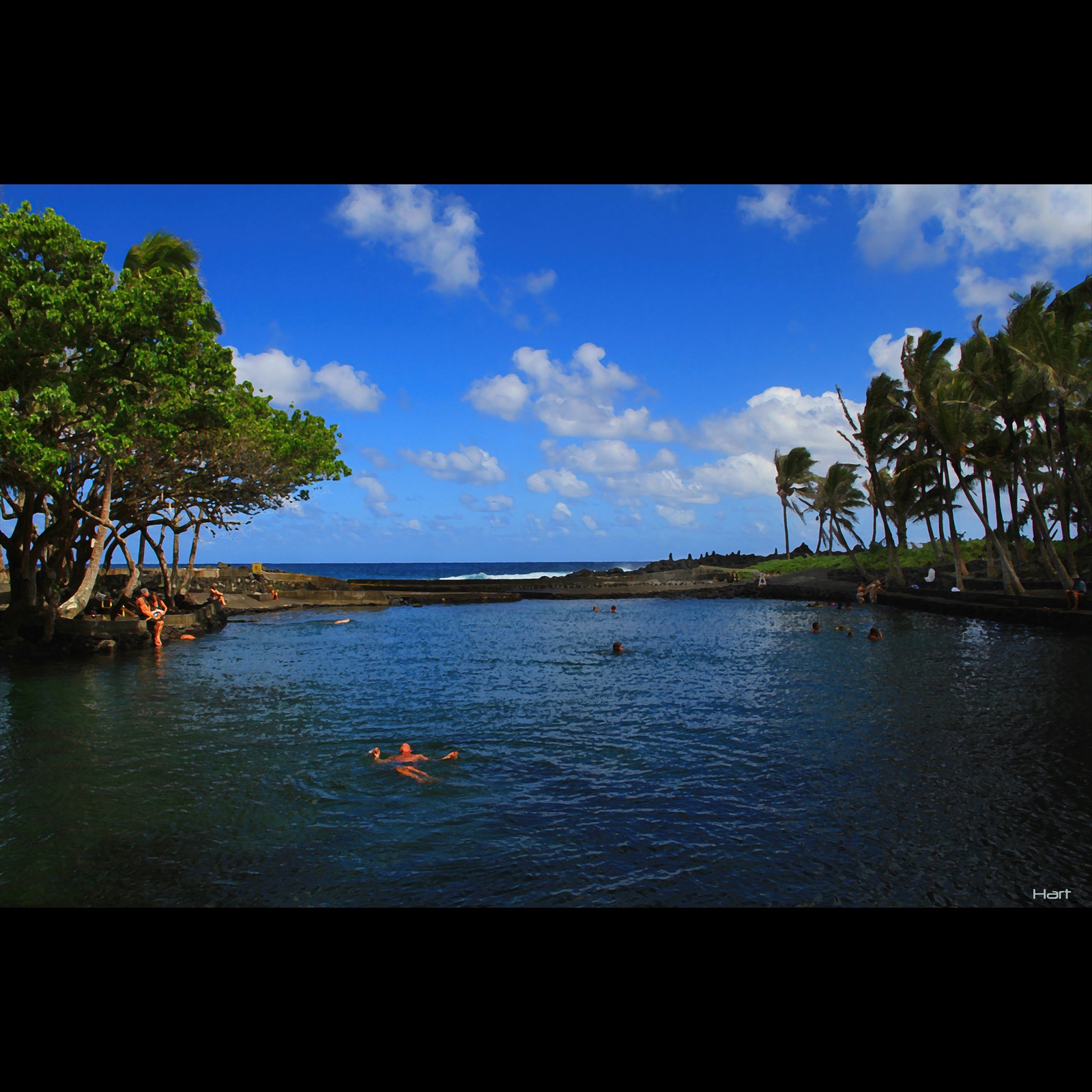 Ahalanui Park Hot Springs Pool